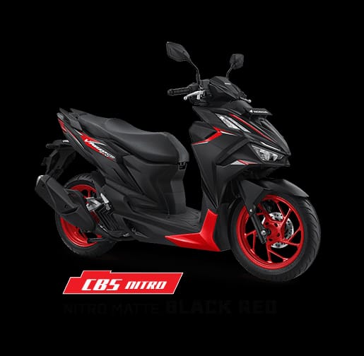 VARIO EVO 160 CBS NITRO Matte Black Red