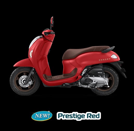 SCOOPY PRESTIGE RED
