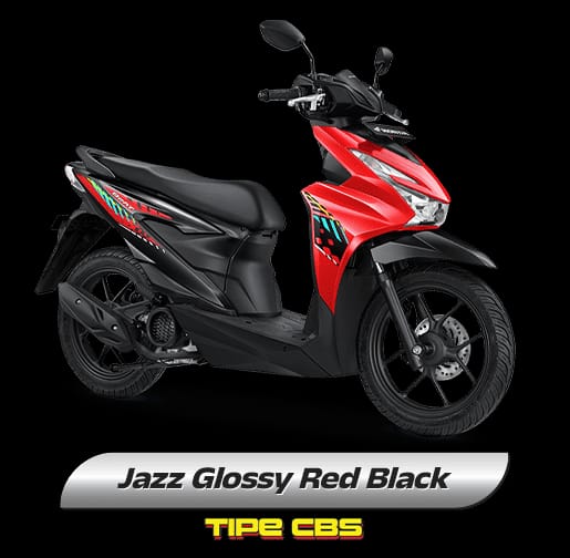 BeAT SPORTY CBS Jazz Glossy Red Black