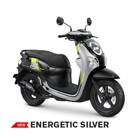 SCOOPY ( NON SMART KEY ) ENERGETIC SILVER