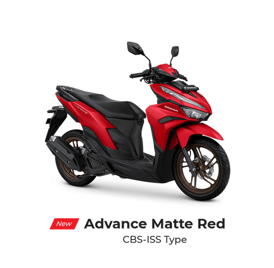 VARIO 125 CBS ISS ( ADVANCE MATTE RED )